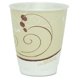 Symphony Design Trophy Foam Hot-cold Drink Cups, 8 Oz, Beige, 1000-carton