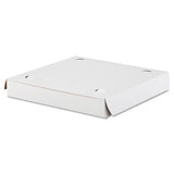 Lock-corner Pizza Boxes, For 8" Slices, 9.25 X 9 X 1.69, White, 400-carton