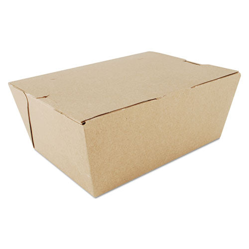 Champpak Carryout Boxes, #4, Kraft, 7.75 X 5.5 X 3.5, 160-carton