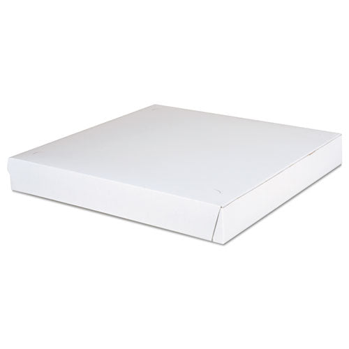 Paperboard Pizza Boxes,14 X 14 X 1.88, White, 100-carton