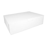 White One-piece Non-window Bakery Boxes, Standard, 9 X 5 X 4, White, Paper, 250/bundle