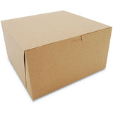 Bakery Boxes, 9 X 9 X 4, White, Paper, 200/carton