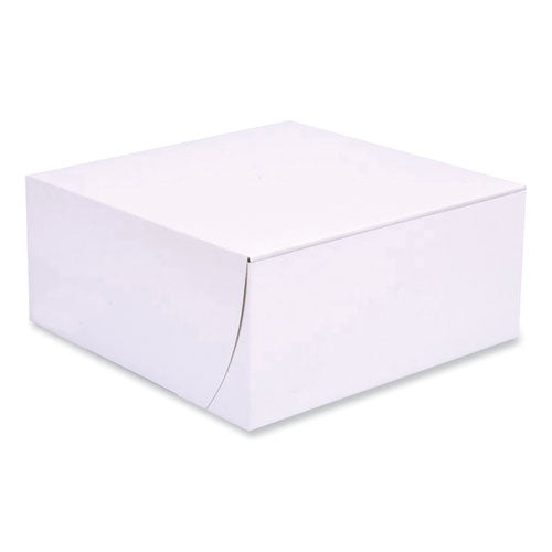 Bakery Boxes, 9 X 9 X 4, White, Paper, 200/carton