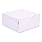 Bakery Boxes, 9 X 9 X 4, White, Paper, 200/carton