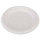 Champware Heavyweight Bagasse Dinnerware, Plate, 6", White, 1000-carton