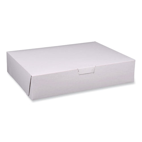 Bakery Boxes, 19 X 14 X 4, White, Paper, 50/carton