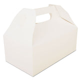 Carryout Barn Boxes, 8 7-8 X 5 X 6 3-4, White, 150-carton