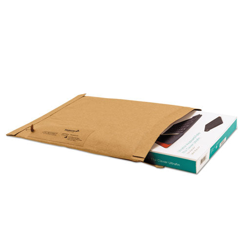 Jiffy Padded Mailer, #0, Paper Lining, Fold Flap Closure, 6 X 10, Natural Kraft, 250-carton