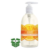 Natural Hand Wash, Mandarin Orange And Grapefruit, 12 Oz Pump Bottle, 8-carton