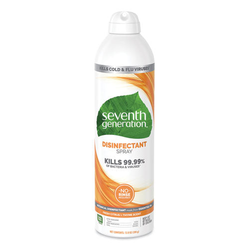 Disinfectant Sprays, Fresh Citrus-thyme, 13.9 Oz, Spray Bottle, 8-carton