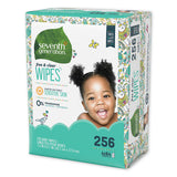 Free And Clear Baby Wipes, Refill, Unscented, White, 256-pack, 3 Packs-carton