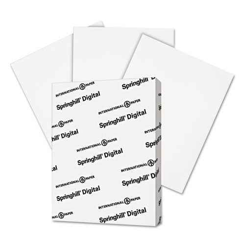 Digital Index White Card Stock, 92 Bright, 90lb, 8.5 X 11, White, 250-pack