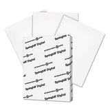 Digital Index White Card Stock, 92 Bright, 110lb, 8.5 X 11, White, 250-pack