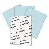 Digital Index Color Card Stock, 90lb, 8.5 X 11, Blue, 250-pack
