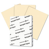 Digital Index Color Card Stock, 110lb, 8.5 X 11, Ivory, 250-pack