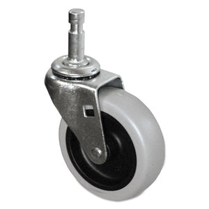 Mop Bucket-wringer Replacement Caster, 3", Gray-silver