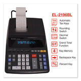 El2196bl Two-color Printing Calculator, Black-red Print, 3.7 Lines-sec