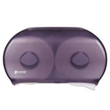 Twin 9" Jbt Toilet Tissue Dispenser, Oceans, 19 X 5 1-4 X 12, Black Pearl