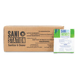 Sani Station Sanitizer And Cleaner, 0.5 Oz Packets, 100-pack