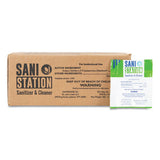 Sani Station Sanitizer And Cleaner, 0.5 Oz Packets, 100-pack