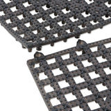 Versa-mat Bar-shelf Liner, Plastic, 12w X 12d X 0.25h, Black, 24-carton