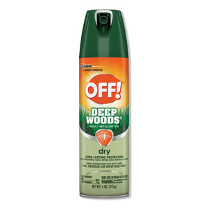 Deep Woods Dry Insect Repellent, 4oz, Aerosol, Neutral, 12-carton