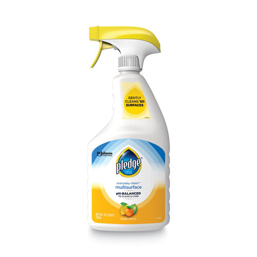 Ph-balanced Everyday Clean Multisurface Cleaner, Clean Citrus Scent, 25 Oz Trigger Spray Bottle, 6-carton