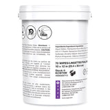 Kresto Cherry Wipes, Cloth, 7.92 X 5.74, Cherry, 70-pack, 6 Packs-carton