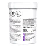 Kresto Kwik-wipes, Cloth, 7.9 X 5.7, Citrus, 70-pack, 6 Packs-carton