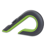 Box Cutters, Double Sided, Replaceable, Stainless Steel, Gray, Green