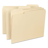 Interior File Folders, 1-3-cut Tabs, Letter Size, Manila, 100-box