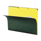 Interior File Folders, 1-3-cut Tabs, Letter Size, Yellow, 100-box