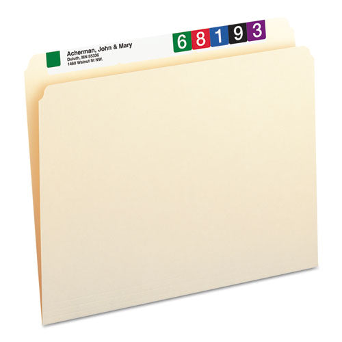 Manila File Folders, Straight Tab, Letter Size, 100-box