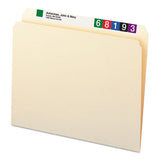 Manila File Folders, Straight Tab, Letter Size, 100-box