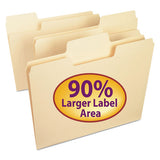 Supertab Top Tab File Folders, 1-3-cut Tabs, Letter Size, 11 Pt. Manila, 100-box