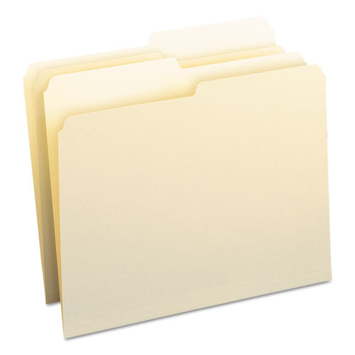 Manila File Folders, 1-2-cut Tabs, Letter Size, 100-box