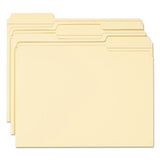 Reinforced Tab Manila File Folders, 1-3-cut Tabs, Letter Size, 11 Pt. Manila, 100-box