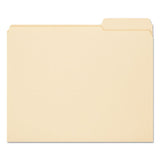 Reinforced Tab Manila File Folders, 1-3-cut Tabs, Right Position, Letter Size, 11 Pt. Manila, 100-box