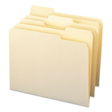 Top Tab File Folders With Antimicrobial Product Protection, 1-3-cut Tabs, Letter Size, Manila, 100-box