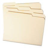 100% Recycled Manila Top Tab File Folders, 1-3-cut Tabs, Letter Size, 100-box