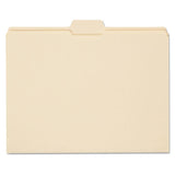 Reinforced Tab Manila File Folders, 1-5-cut Tabs, Letter Size, 11 Pt. Manila, 100-box