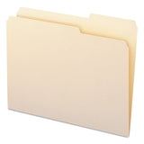 Manila Guide Height Systems File Folders, 2-5-cut Tabs, Right Of Center, Letter Size, 100-box