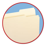 Manila Guide Height Systems File Folders, 2-5-cut Tabs, Right Of Center, Letter Size, 100-box