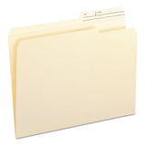 Reinforced Guide Height File Folders, 2-5-cut Printed Tab, Right Of Center, Letter Size, Manila, 100-box