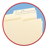 Reinforced Guide Height File Folders, 2-5-cut Printed Tab, Right Of Center, Letter Size, Manila, 100-box