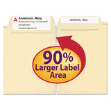 Supertab Top Tab File Folders, 1-3-cut Tabs, Letter Size, 14 Pt. Manila, 50-box