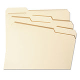 Expandable Heavyweight File Folders, 1-3-cut Tabs, Letter Size, Manila, 50-box