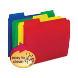 Supertab Top Tab File Folders, 1-3-cut Tabs: Assorted, Letter Size, 0.75" Expansion, Polypropylene, 12-pack