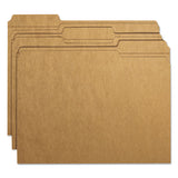 Heavyweight Kraft File Folders, 1-3-cut Tabs, Letter Size, 11 Pt. Kraft, 100-box
