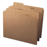 Heavyweight Kraft File Folders, 1-3-cut Tabs, Letter Size, 11 Pt. Kraft, 100-box